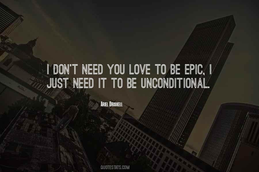 Quotes About Epic Love #1504697