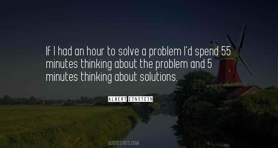 Solve A Problem Quotes #492751