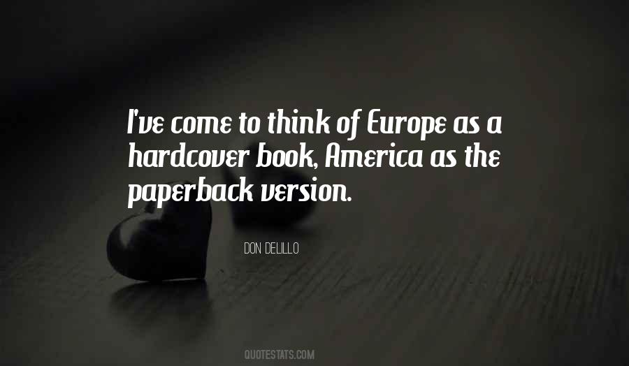 Europe To America Quotes #129125