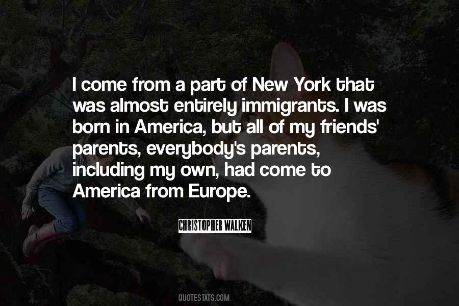 Europe To America Quotes #190689
