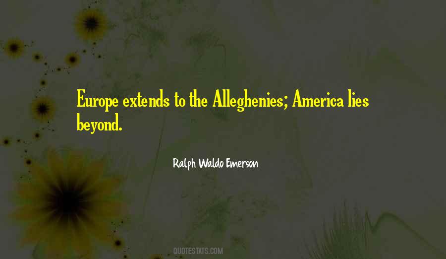 Europe To America Quotes #629170