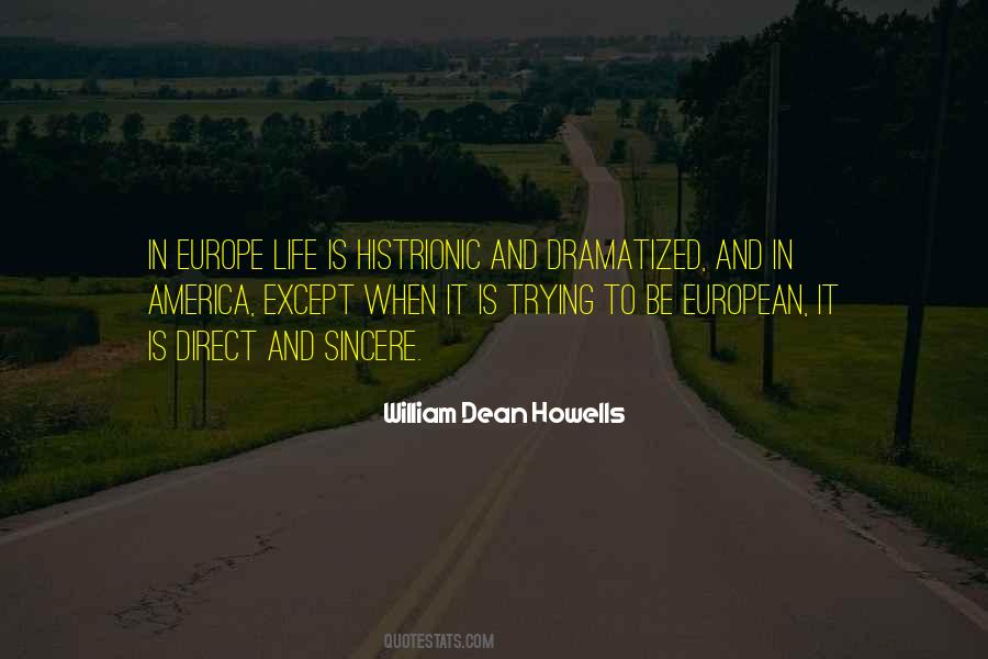 Europe To America Quotes #910006