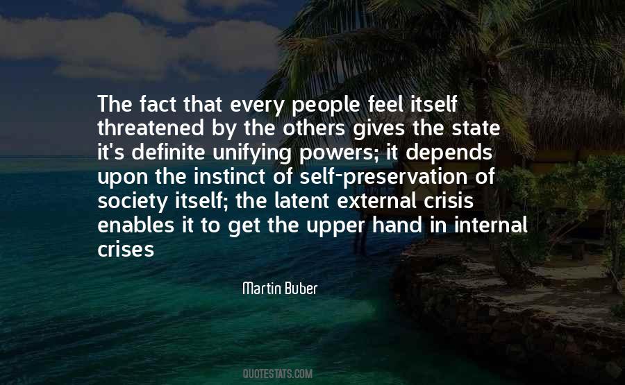 Quotes About Preservation Of Self #1028196