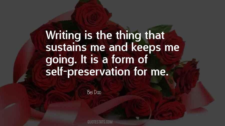 Quotes About Preservation Of Self #314224