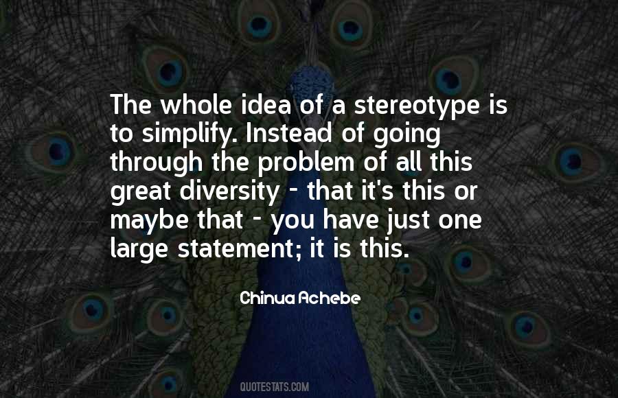 Statement The Problem Quotes #1187148
