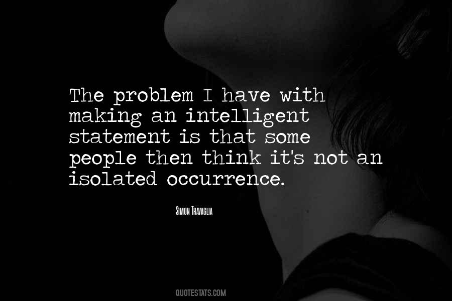 Statement The Problem Quotes #120250