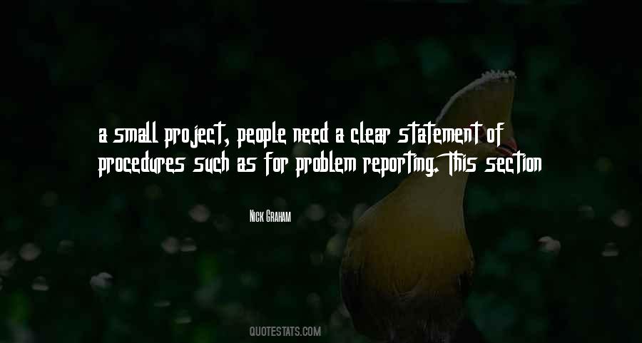 Statement The Problem Quotes #1209826