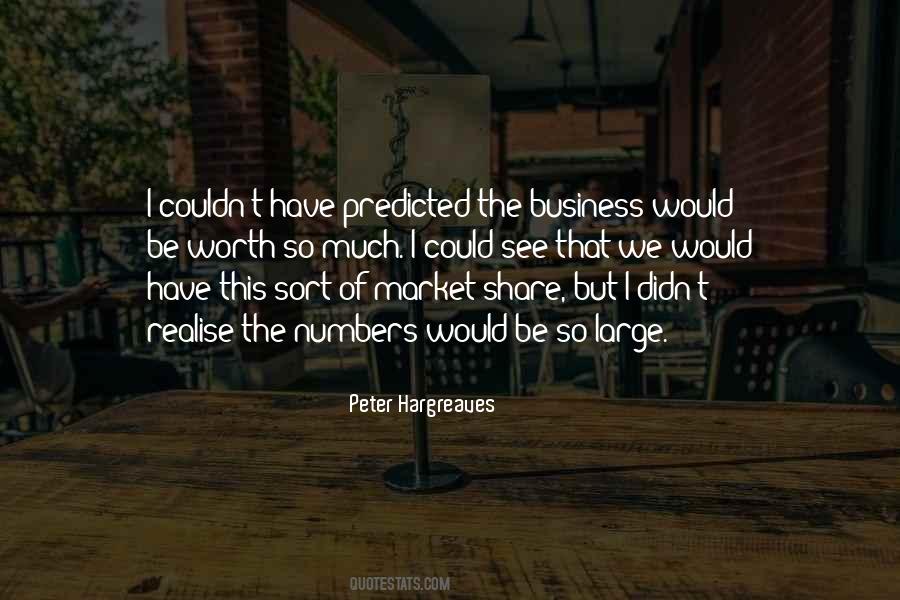 Quotes About Market Share #861655