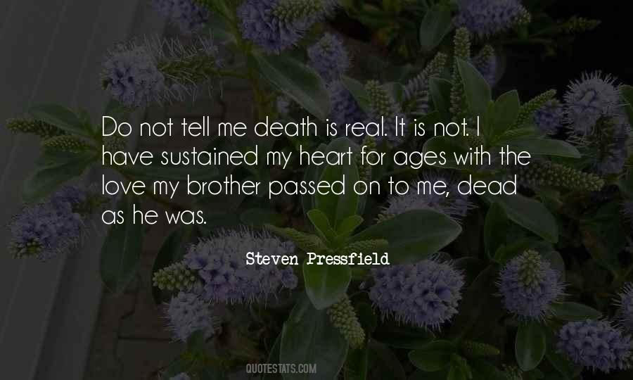 Quotes About Death Brother #169597