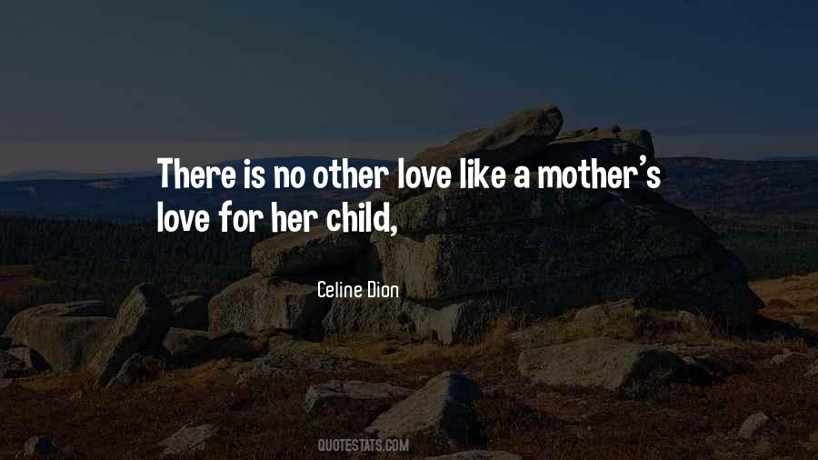 Quotes About The Love A Mother Has For Her Child #77056