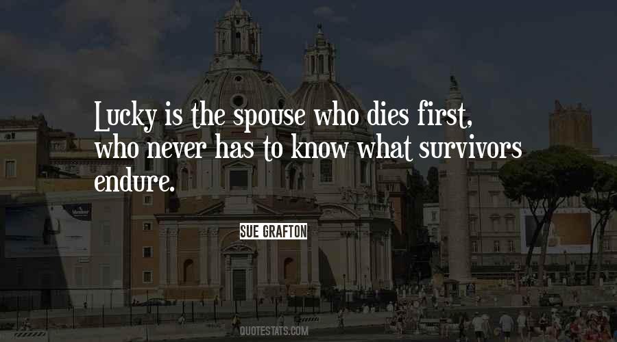 Death Of A Spouse Quotes #1672275