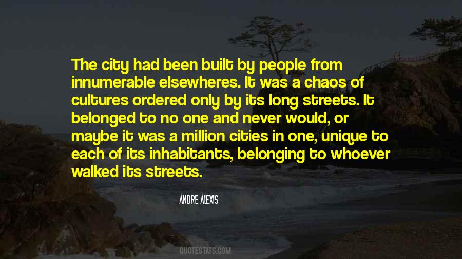 Quotes About City Streets #349949