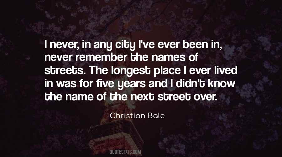 Quotes About City Streets #357016