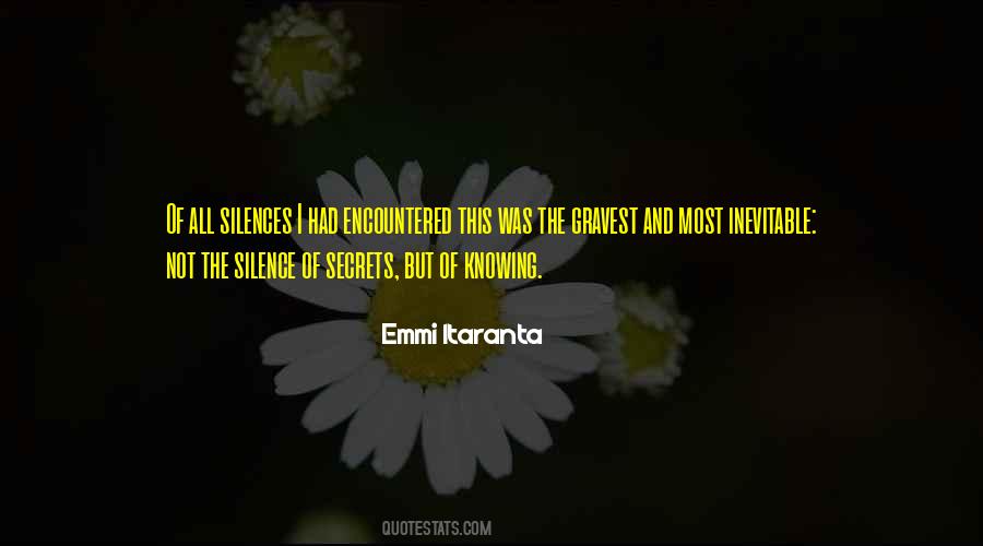 The Silence Quotes #1216744
