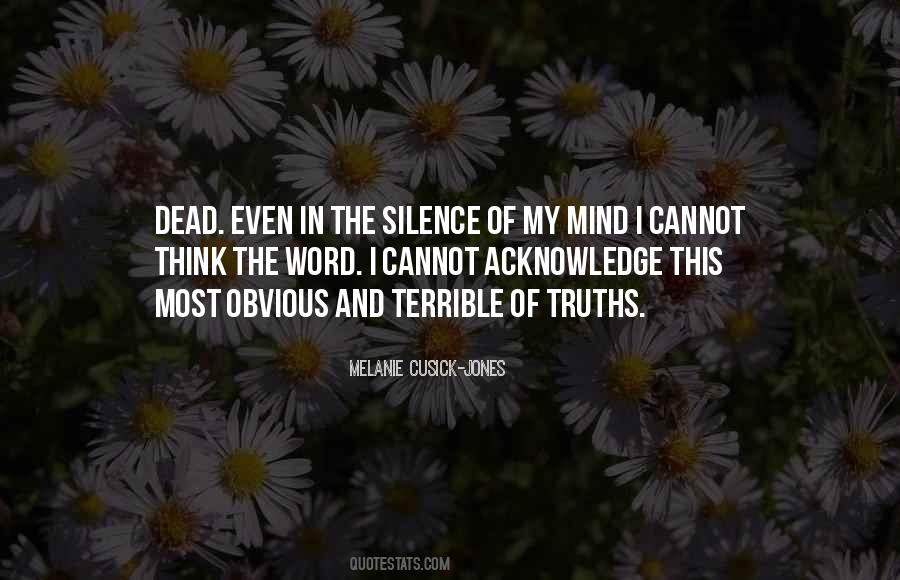 The Silence Quotes #1378651