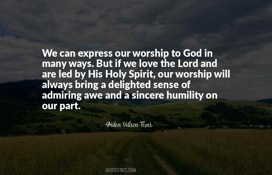 Quotes About Tozer Worship #687261