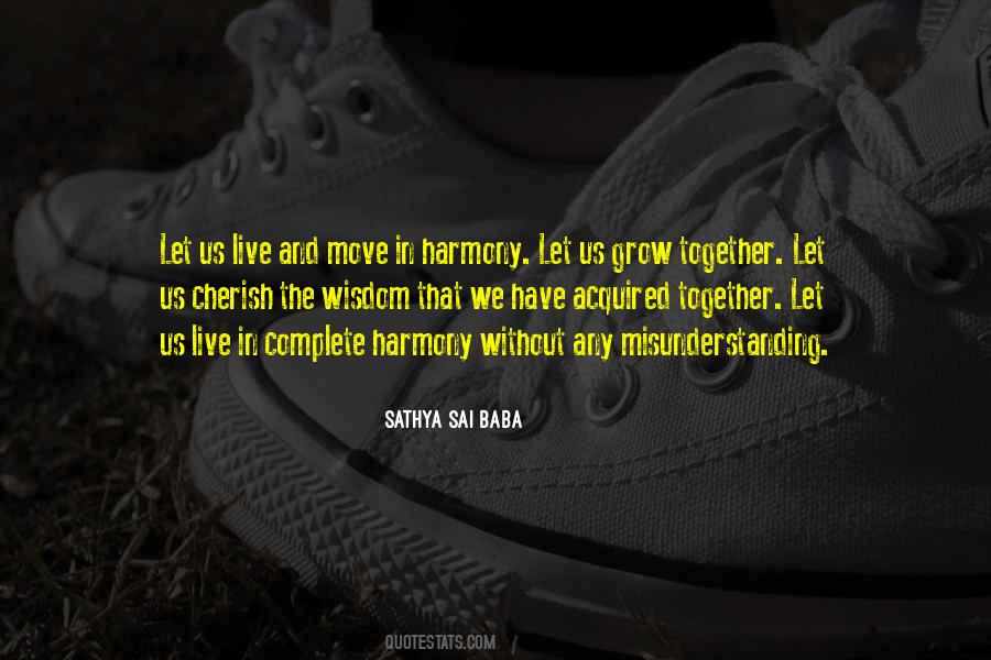Quotes About Harmony #1631487