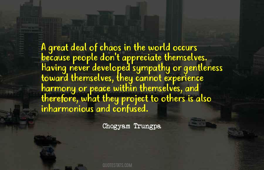 Quotes About Harmony #1682735