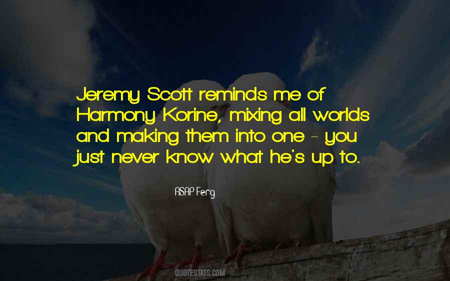 Quotes About Harmony #1707393