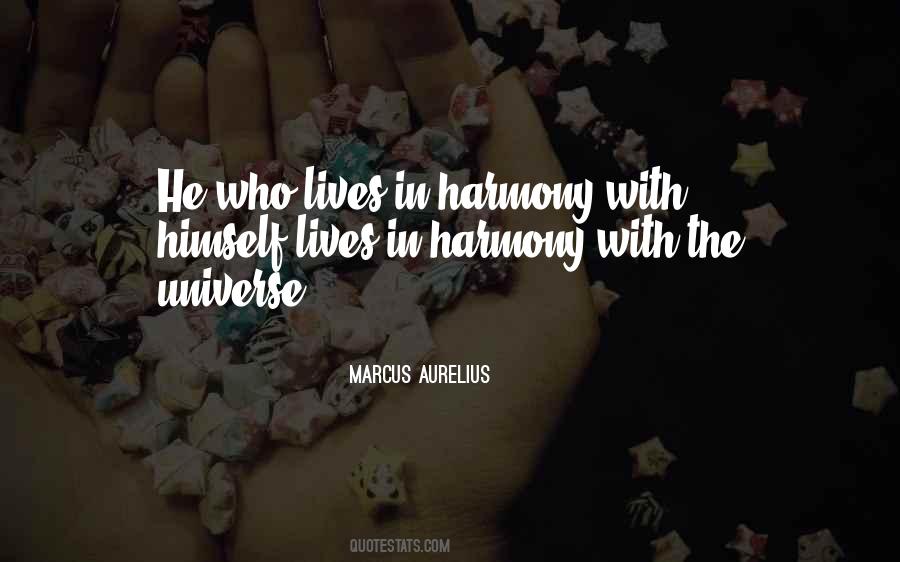 Quotes About Harmony #1707456