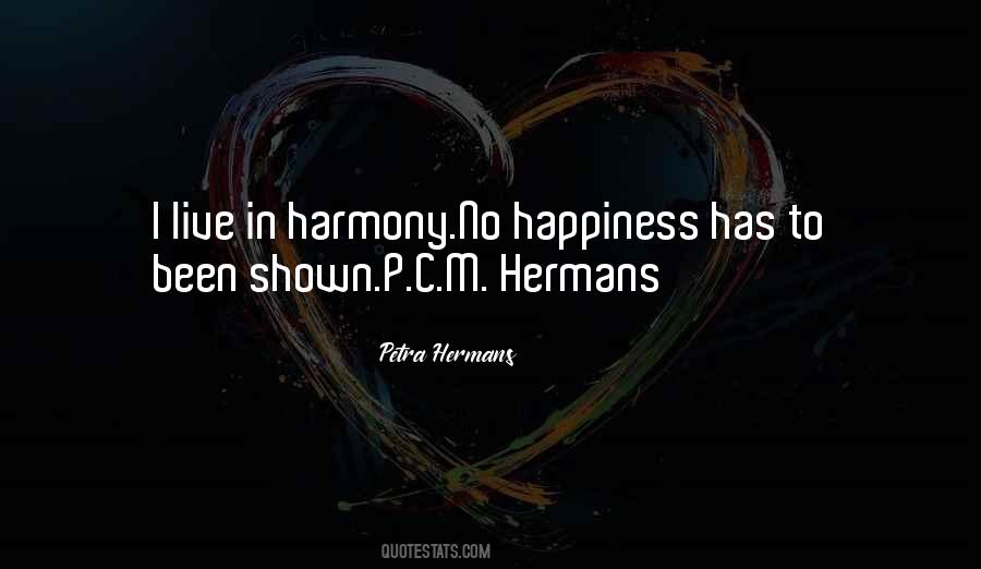 Quotes About Harmony #1711570