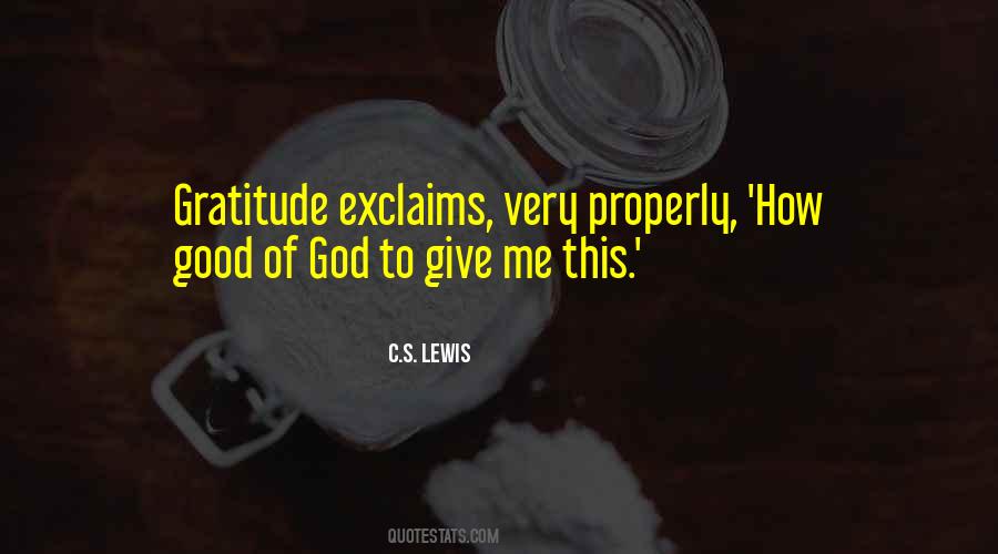 Good Of God Quotes #314652