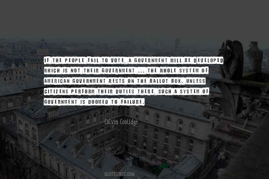 Failure Of Government Quotes #155898