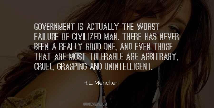 Failure Of Government Quotes #304898