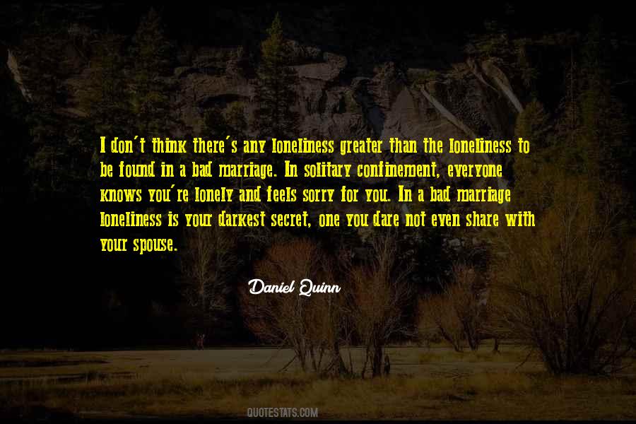 Quotes About Lonely Marriage #1818648