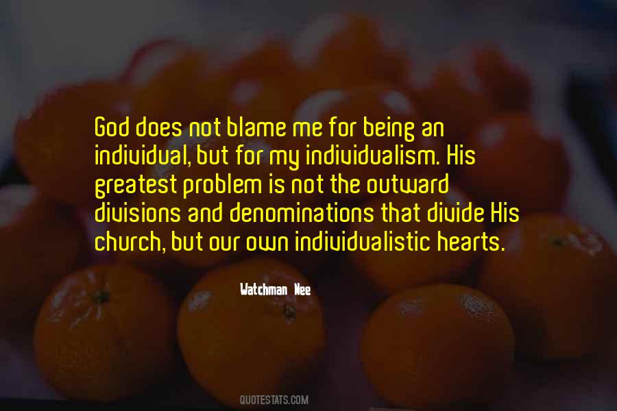Quotes About Denominations #1274760
