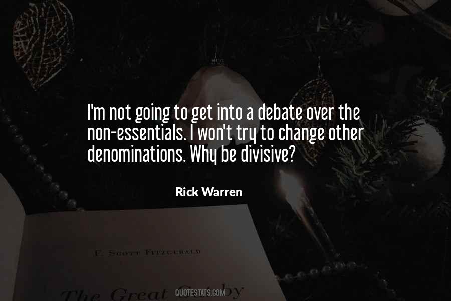 Quotes About Denominations #1511353