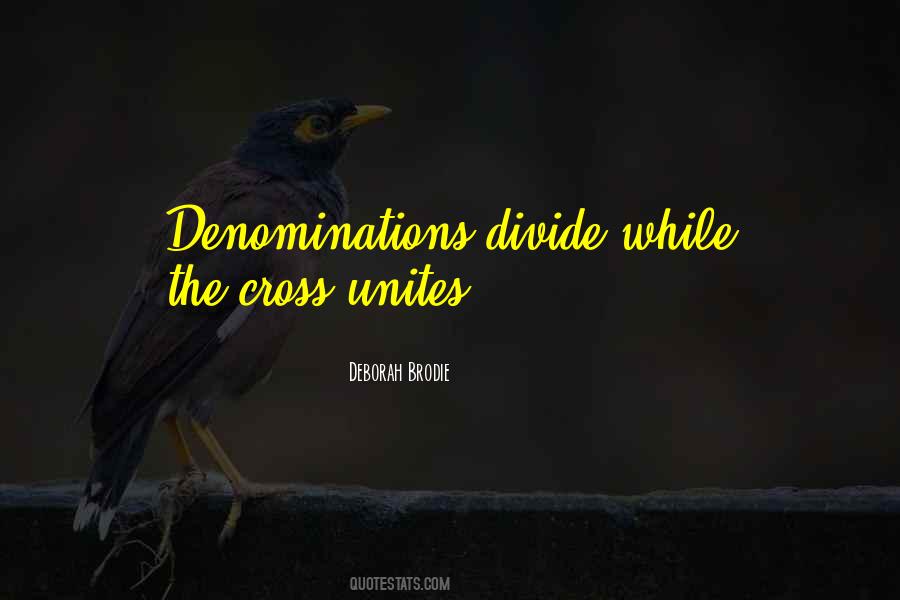 Quotes About Denominations #1809708