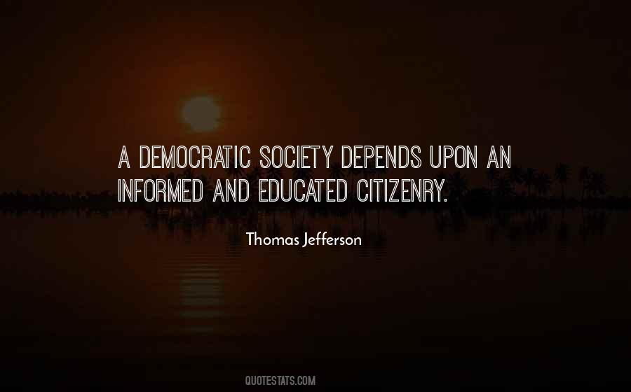 Quotes About Informed Citizenry #664986