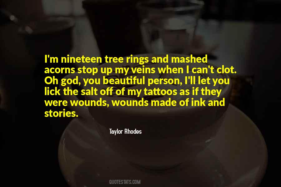 Quotes About Tree Rings #157126