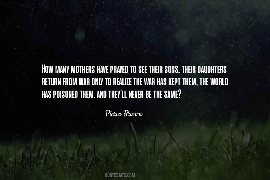Quotes About Sons And Mothers #460588