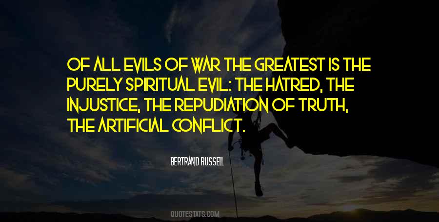 Quotes About Evils Of War #1085029