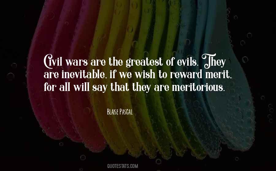 Quotes About Evils Of War #21898