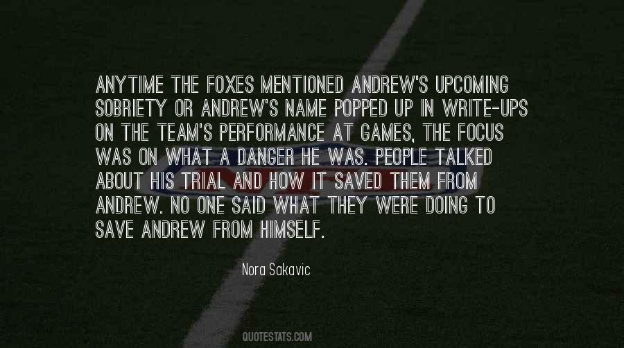 Quotes About Andrew Minyard #501531