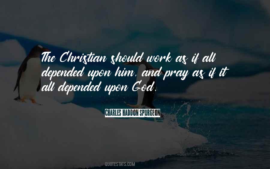 Christian Work Quotes #125728