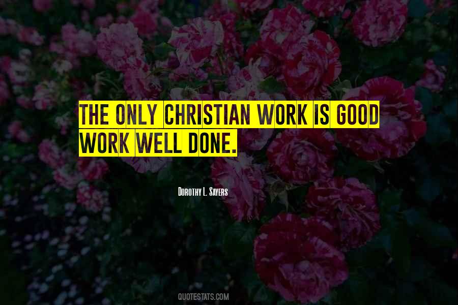 Christian Work Quotes #1733809