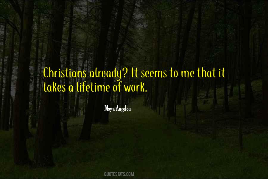 Christian Work Quotes #442365