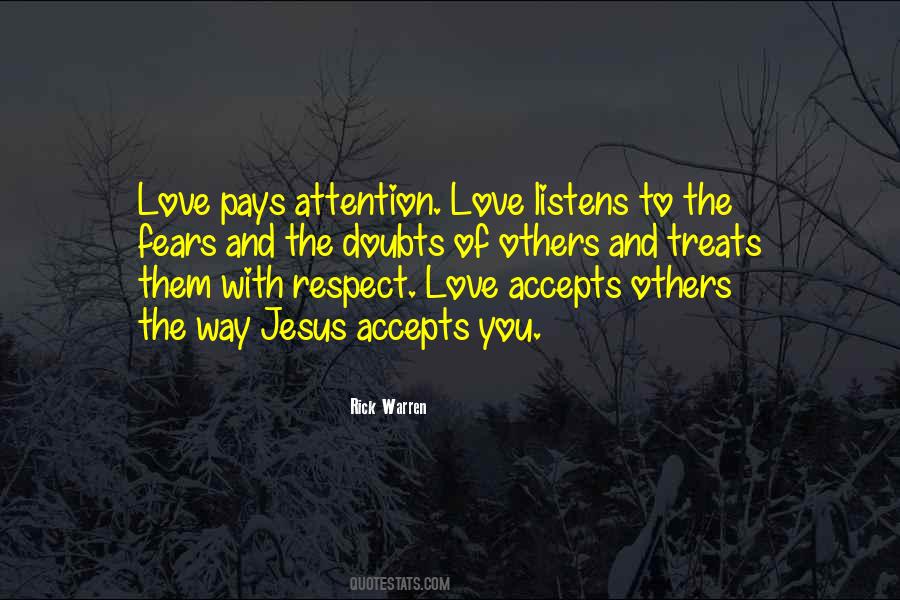 Quotes About Respect And Love #52650