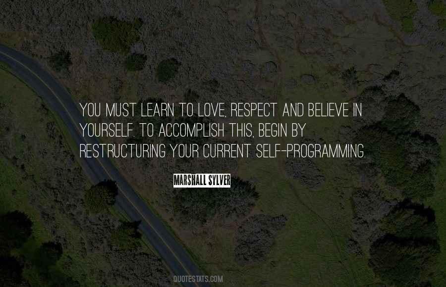 Quotes About Respect And Love #69179