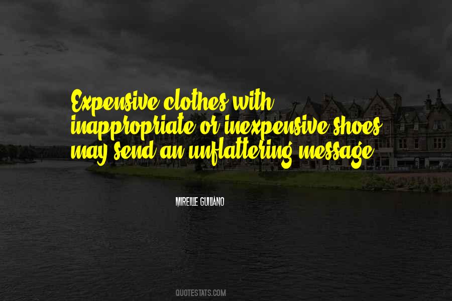 Quotes About Expensive Clothes #25618