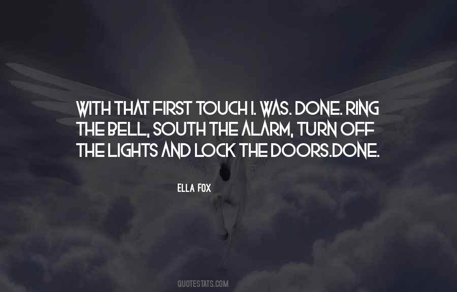 Quotes About First Touch #1413613