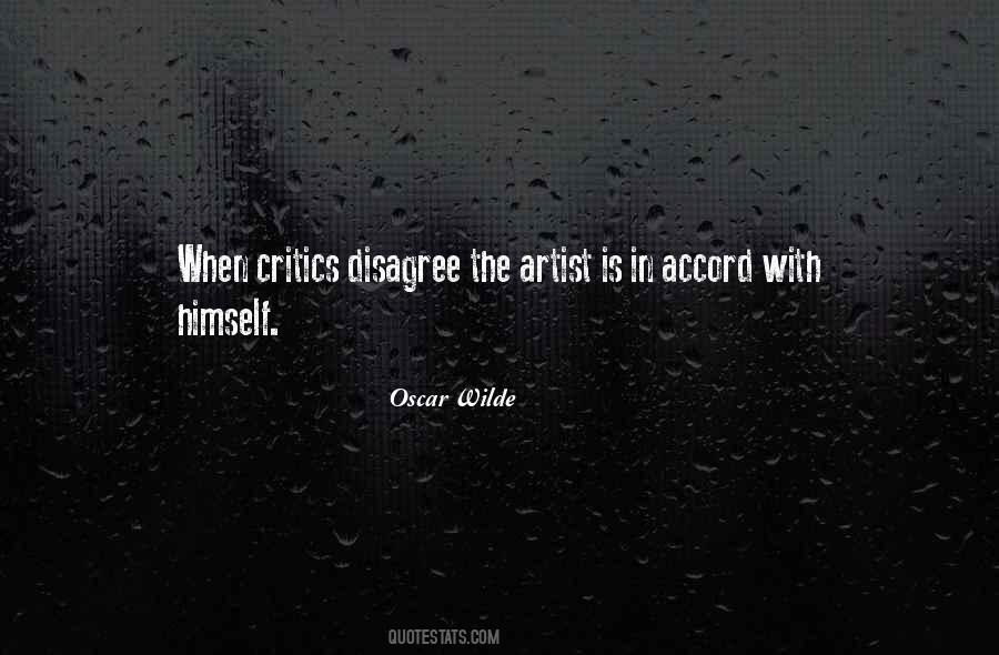 Quotes About Artists And Critics #507227