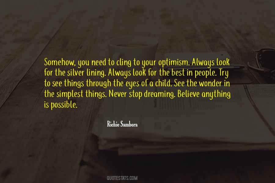 Quotes About Through A Child's Eyes #71011