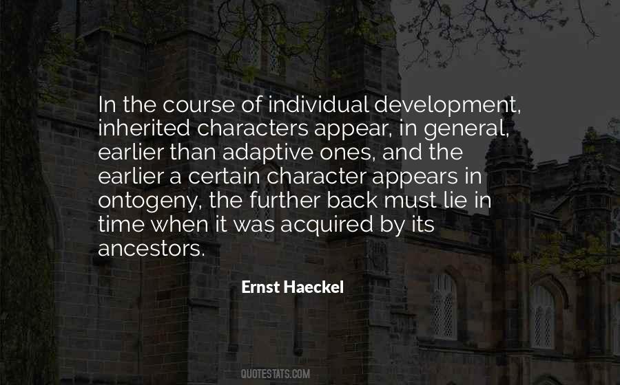 Quotes About Development Of Character #1197772