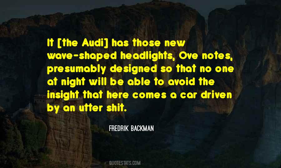 Quotes About Headlights #1854681