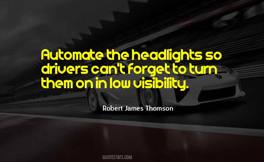Quotes About Headlights #827567